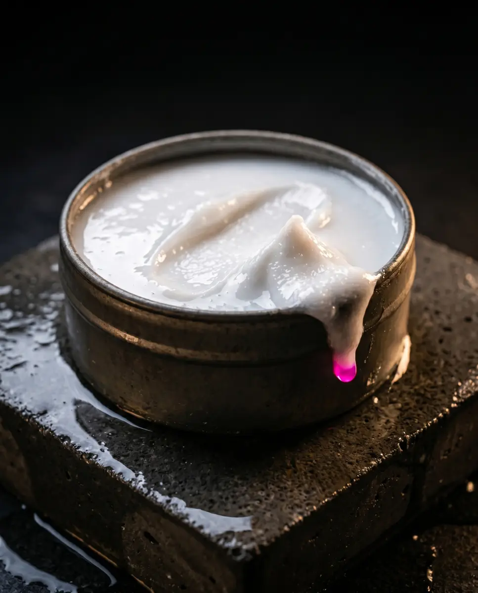 Compound tin overflowing — the filler primer fills what sandpaper can't reach