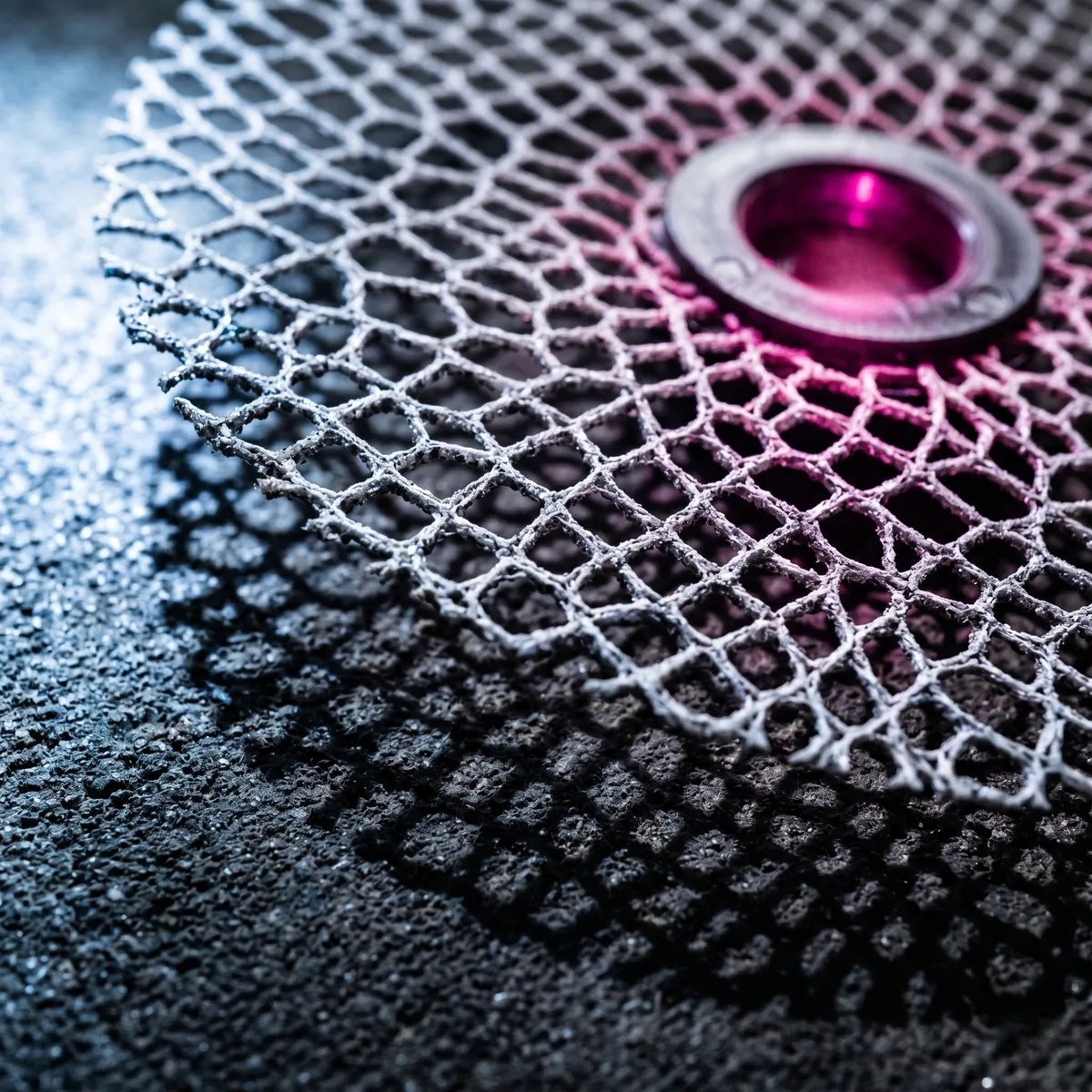 Wire mesh. The one they warn you about.